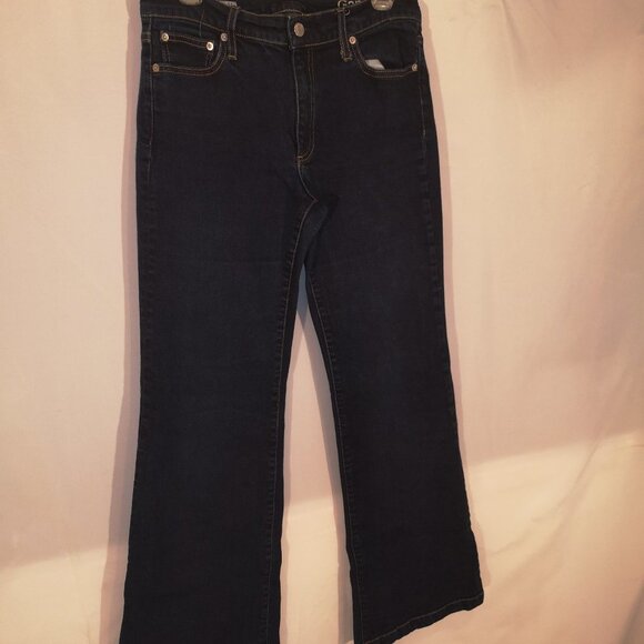 Gap 1969 Ladies Authentic Flare Blue Jeans - Picture 1 of 6